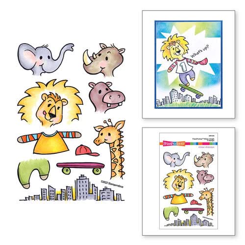 Stampendous FransFormer Fun Clear Stamps FransFormer - Urban Jungle*