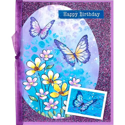 Stampendous Quick Card Panels - Butterfly Bright*