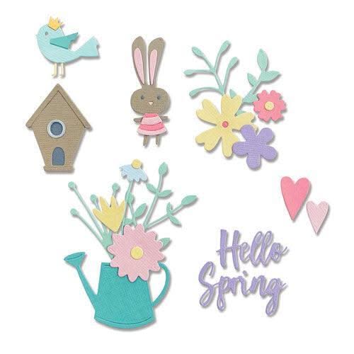 Sizzix Thinlits Dies By Olivia Rose 16 pack  - Hello Spring*
