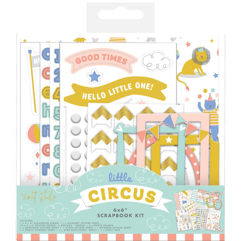 Violet Studio Scrapbook Kit Little Circus