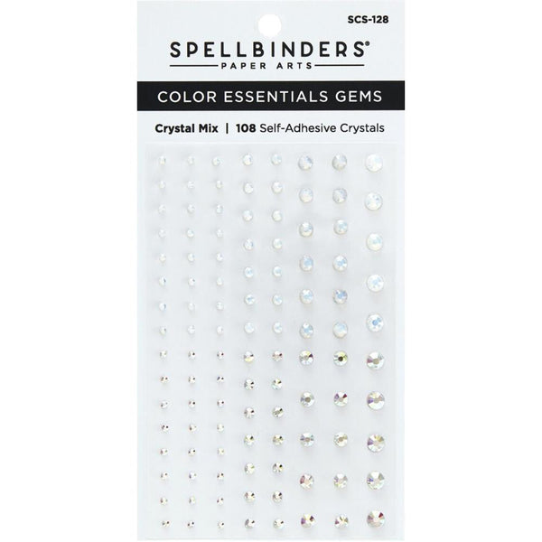 Spellbinders Colour Essentials Gems 108 pack - Crystal Mix