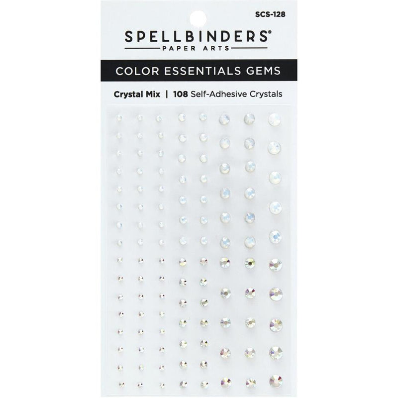 Spellbinders Colour Essentials Gems 108 pack - Crystal Mix