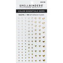 Spellbinders Colour Essentials Gems 108 pack - Gold Mix