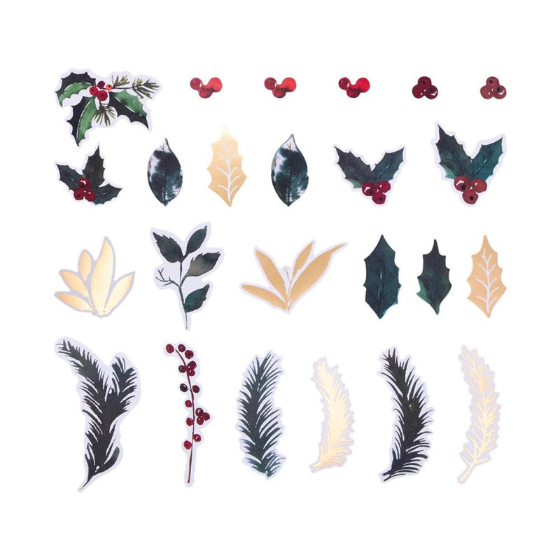 Spellbinders Printed Die-Cuts 122 Pieces - Santa Lane*