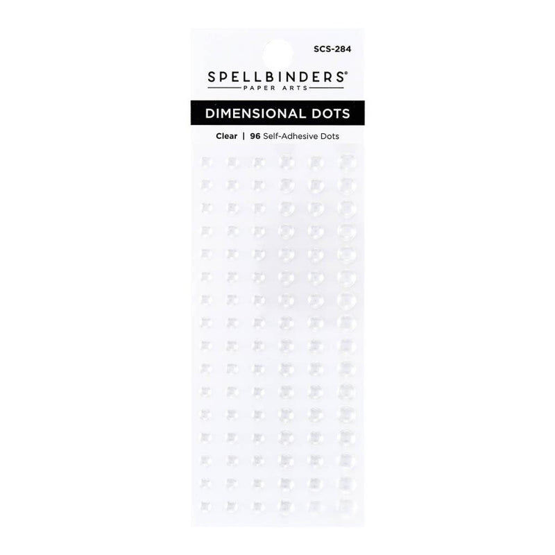 Spellbinders Dimensional Enamel Dots Clear