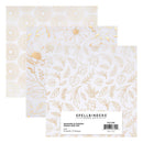 Spellbinders Paper Pad 6"X6" Foiled Vellum