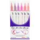 Pentel Arts Sign Pen Twin Brush 6/Pkg - Pink Hues*