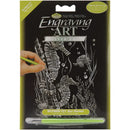 Royal Brush - Silver Foil Engraving Art Mini Kit 5in x 7in - Sea Horses*