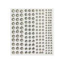 Poppy Crafts Self-adhesive Rhinestone Sheet - Silver