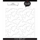 PhotoPlay Say It With Stamps Stencil 6in x 6in - Bats*