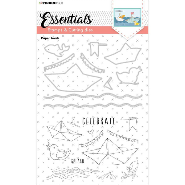 Studio Light Essentials Stamp & Die Set - Nr. 24, Paper Boats*