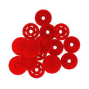 Bohin Finger Snap Fasteners 13mm (1/2") 8 Sets - Red