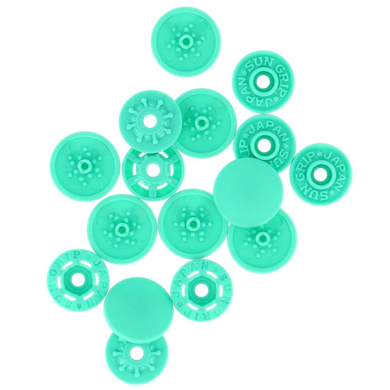 Bohin Finger Snap Fasteners 13mm (1/2") 8 Sets - Mint Green*