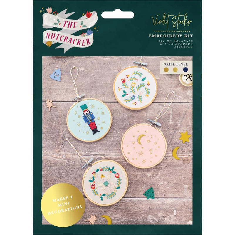 Violet Studio - The Nutcracker - Mini Embroidery Hoops 4 pack*