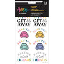 Happy Planner Sticker Sheets 5/Sheets Summer Bucket List, 34 Pieces*