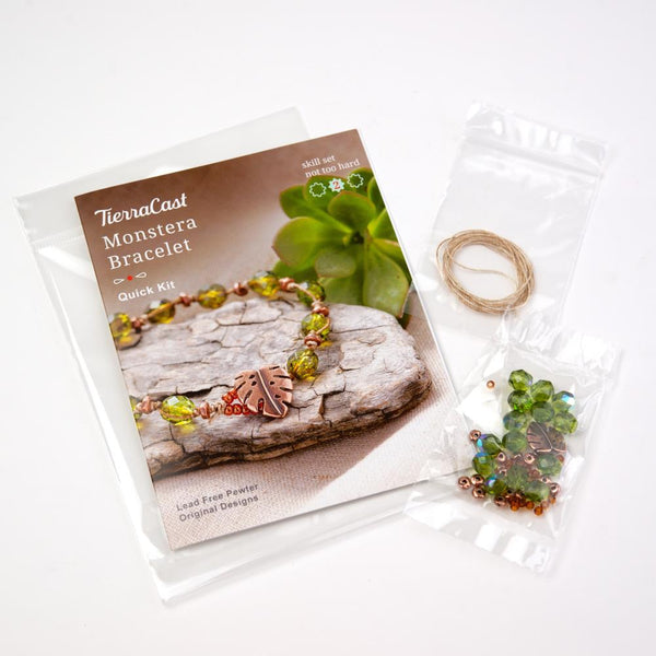TierraCast Monstera Bracelet Jewellery Making Kit*