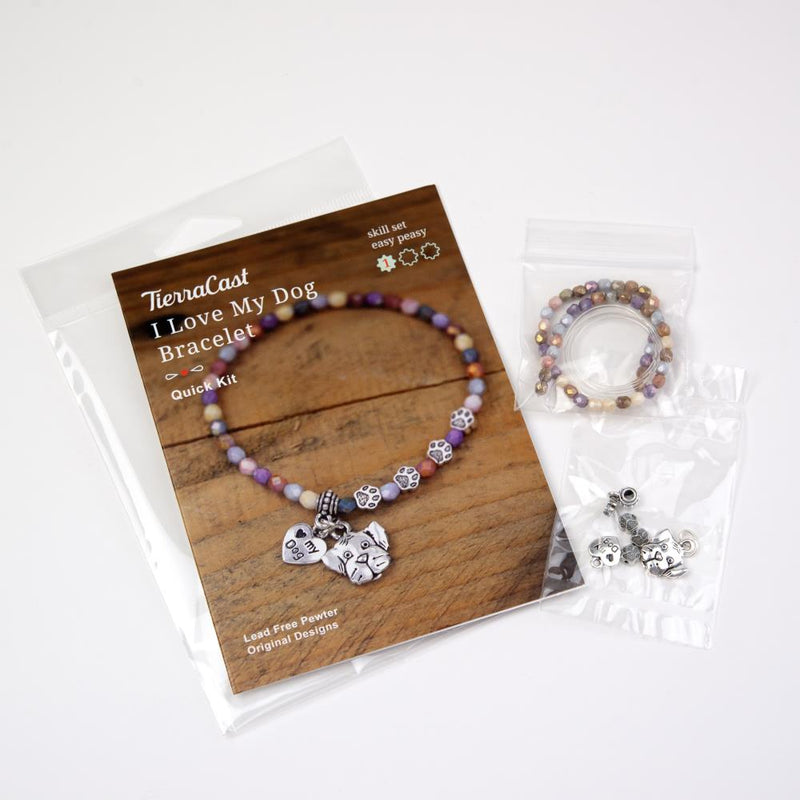 TierraCast I Love My Dog Bracelet Jewellery Making Kit*