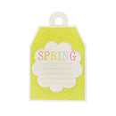 We R Memory Keepers Embossed Die-Cut Tag - Spring*