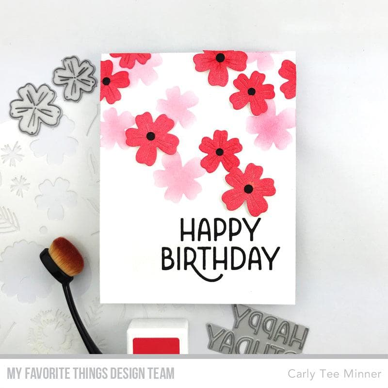 My Favorite Things Premium Stencil 6"x 6" - Flower Bouquet Builder