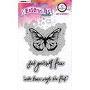 Art By Marlene Essentials Cling Stamp Nr. 129, Just A Butterfly*