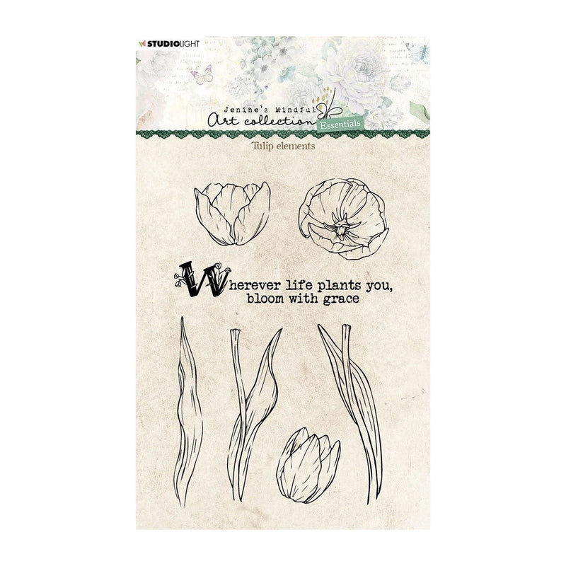 Studio Light Essentials Clear Stamps - Tulip Elements