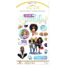 Paper House - This Is Us Embellished Dimensional Stickers 17 pack - We Are Beautiful*