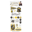 Paper House Faux Enamel Stickers 8"X3" - Hufflepuff House Pride*