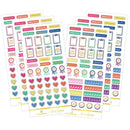 Paper House - This Is Us Functional Sticker Set 252 pack - Bright Self Care*