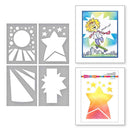 Stampendous stencils - Starry Backdrop*