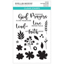 Spellbinders Clear Acrylic Stamps 4 x 6 inch - Love Never Fails*