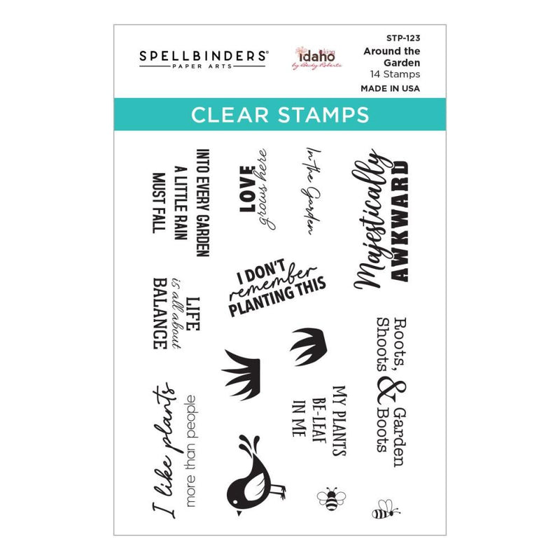 Spellbinders Clear Stamp Set By Becky Roberts - Around The Garden, Add To Cart Too*