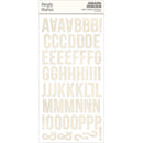 Simple Vintage Essentials Foam Alphas Stickers 129pack Vintage Cream