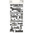 Simple Vintage Essentials Foam Stickers 40pack Titles