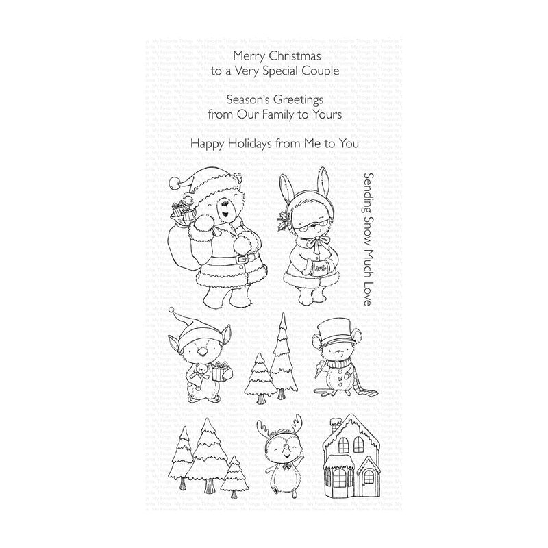 My Favorite Things Clear Stamps 4"x 8" - Christmas Characters*