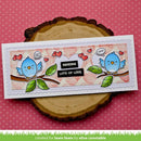 Lawn Cuts Custom Craft Die Scalloped Slimline with Hearts: Landscape*