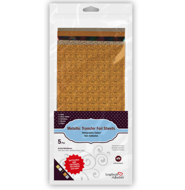 Scrapbook Adhesives - Transfer Foil Sheets 6in x 12in - Holographic