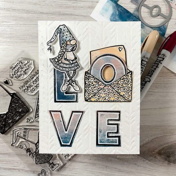 Colorado Craft Company Metal Die Set - Sitting Gnomes-By Kris Lauren*