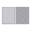 Spellbinders Etched Dies Stitched Petal Diamond Background