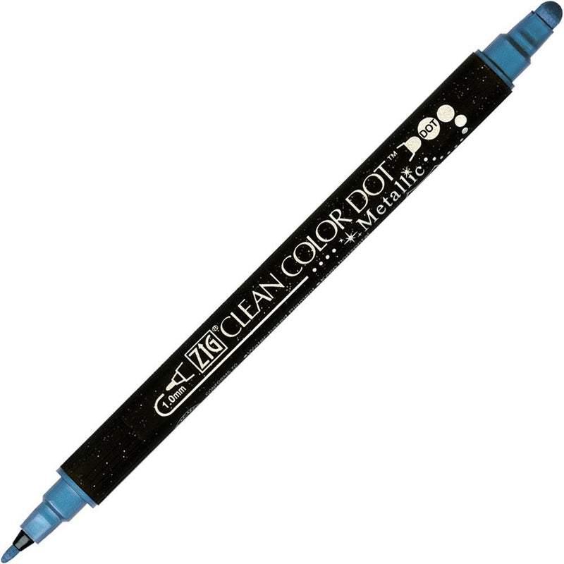 Kuretake ZIG Clean Colour Dot  - Metallic Blue*