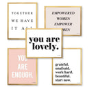 Teresa Collins Print Sheets 5 pack - You Are Lovely*