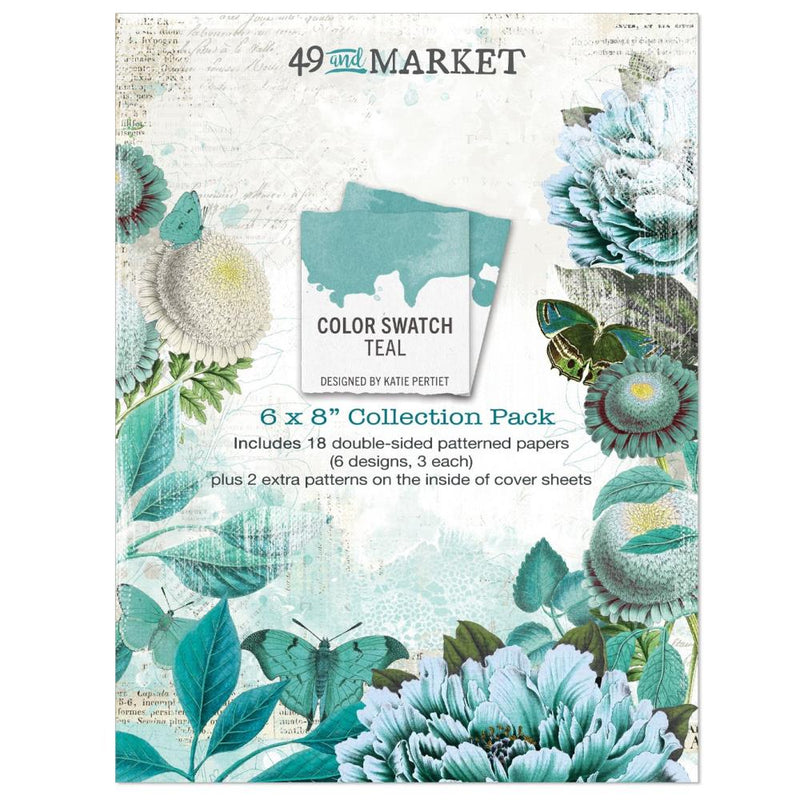 49 And Market Collection Pack 6"X8" Colour Swatch: Teal