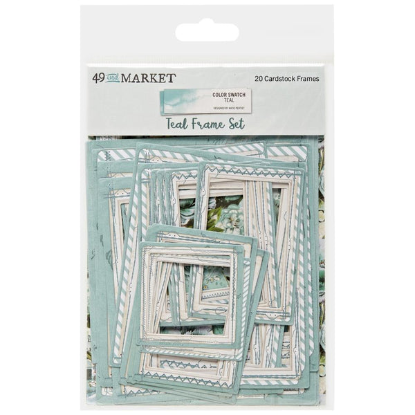 49 And Market Colour Swatch: Teal Frame Set