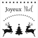 Crafter's Workshop Template 12"X12" - Joyeux Noel*