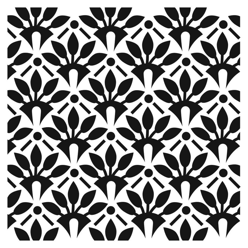 Crafter's Workshop Template 12"X12" - Leafy Fans*