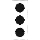 Crafter's Workshop Slimline Stencil 4"X9" - Scalloped Circles*