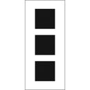 Crafter's Workshop Slimline Stencil 4"X9" - Triple Squares*