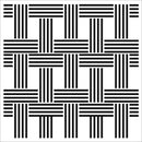 Crafter's Workshop Template 6"x 6" - Basketweave*