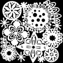 Crafter's Workshop Template 6"X6" - Festive Flowers*