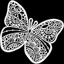 Crafter's Workshop Template 6"x6" - Sunny Butterfly*