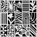 Crafter's Workshop Stencil 6"X6" - Botanical Rectangles*